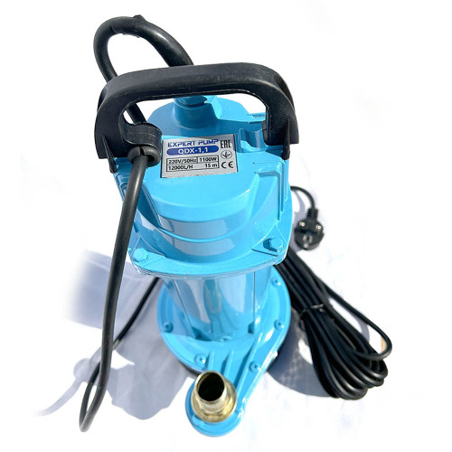 Насос дренажно-фекальный Expert Pump QDX 1.1 кВт, h=15м, Q-9 м³/год, без поплавка