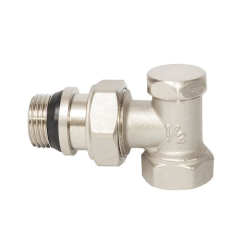 Кран радиаторный 1/2" угловой нижний (Reiger)