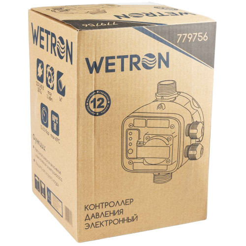 Контроллер давления электронный Wetron (Aquatica) 779756 (с розеткой)