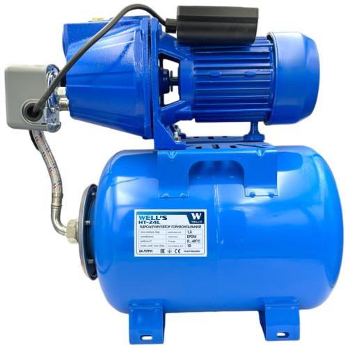  Насосная станция Well`s JET 100L/24L; 1.1кВт;  h:45м;  60л/мин (Чехия)