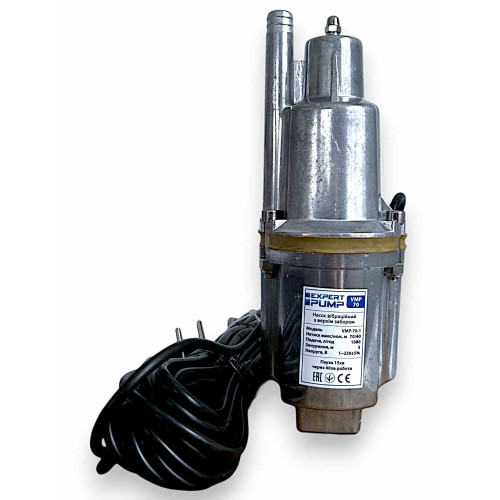 Насос вибрационный погружной Expert Pump VMP 70 1080л/час 70м 280Вт верхний забор