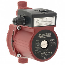 Насос для підвищення тиску 120Вт Hmax 9м Qmax 30л/хв Ø¾" 160мм гайки Ø½" AQUATICA (774711)