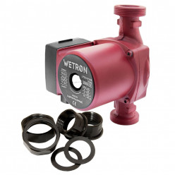 Насос циркуляционный Wetron (Aquatica) 774232 100Вт, H=6м, Q=50л/мин, Ø1½", 180мм,  гайки Ø1 